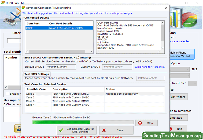 Bulk SMS Software for GSM Mobile Phones