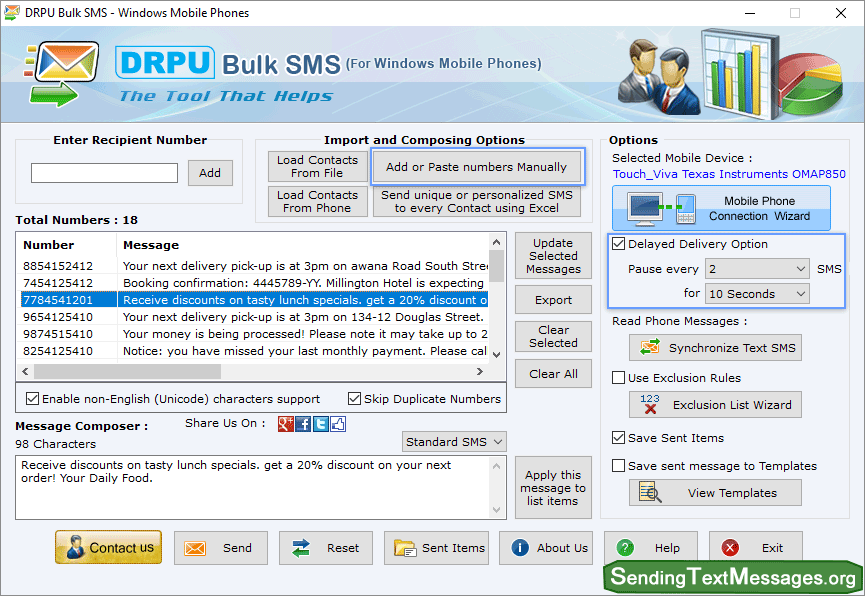 Skip Duplicate Numbers