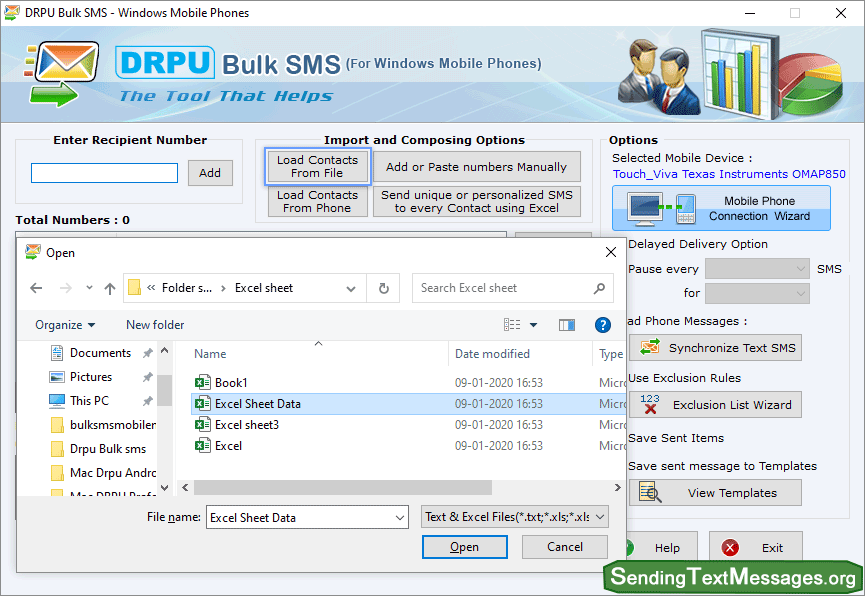 Load Contacts from File